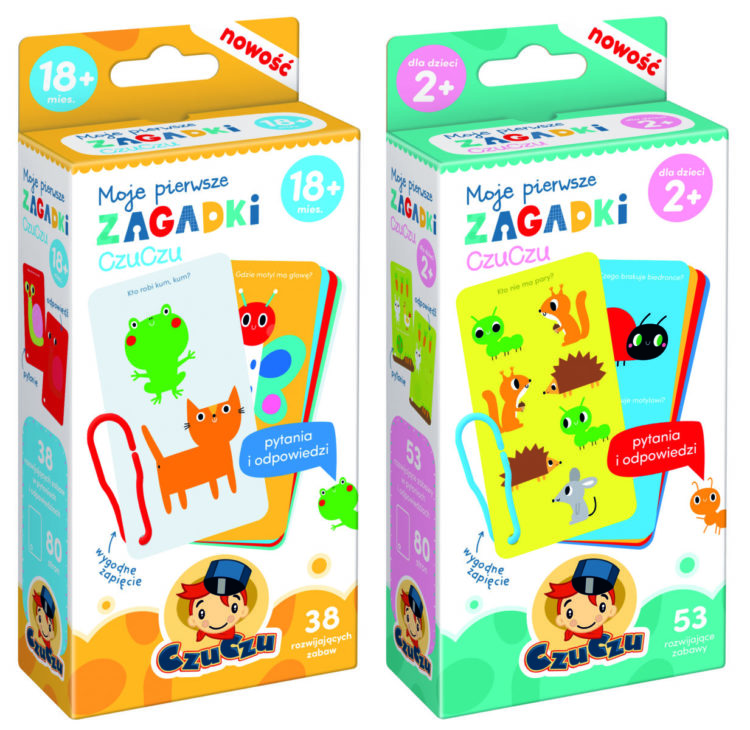 Moje pierwsze zagadki 18mies.+; Moje pierwsze zagadki 2+