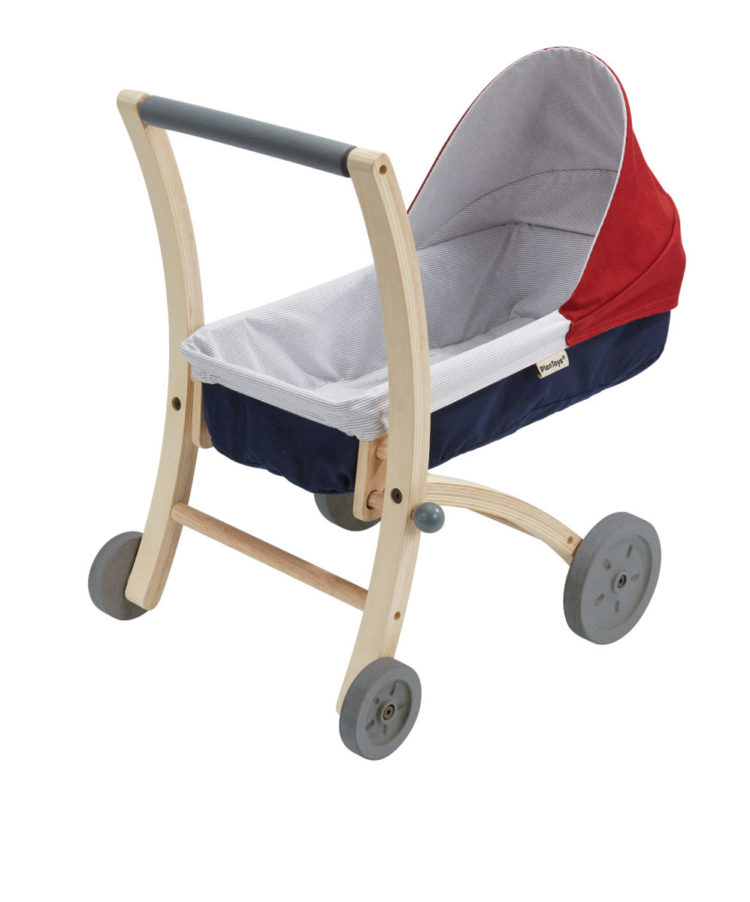 Drewniany wózek dla lalek, Plan Toys