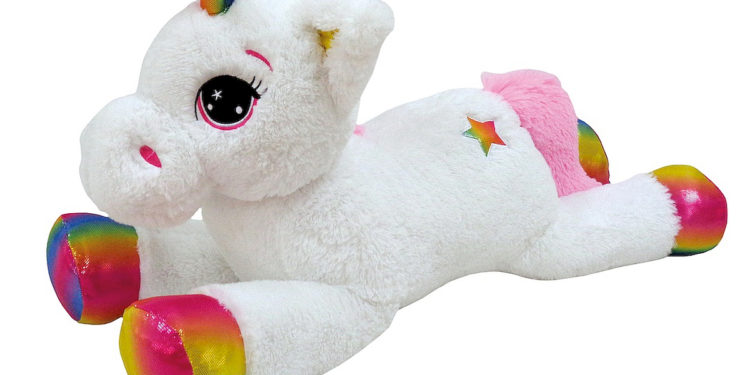 Tęczowy Pluszowy Jednorożec