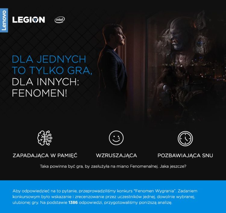 Jaka powinna być gra, by zasłużyła na miano fenomenalnej? Analiza wyników konkursu Lenovo Fenomen Wygrania