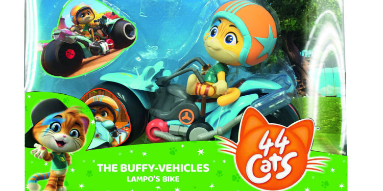 44 Koty Bohaterowie z pojazdami, 3 rodzaje – nr art. od 7600180210 do 7600180212 (Smoby)