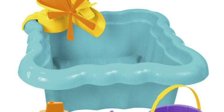 Piaskownica z akcesoriami