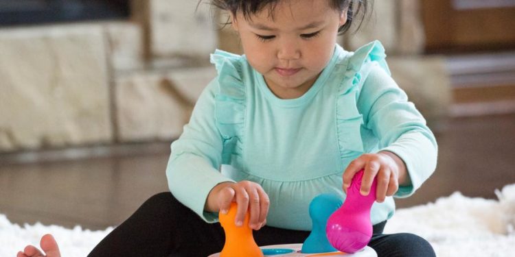 Sorter Kolorowe Wańki Wstańki. SpinnyPins