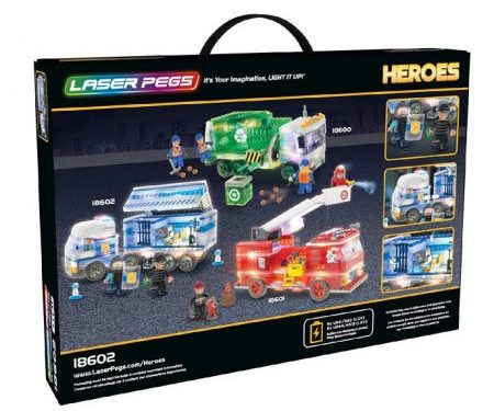 Laser Pegs Mobile Police Unit