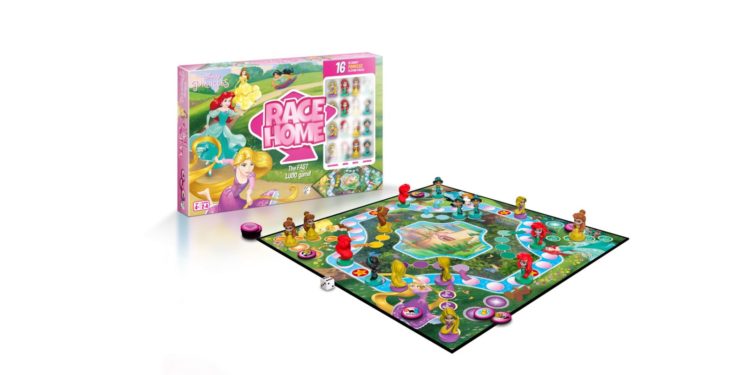 Gra Planszowa Disney Princess Race Home