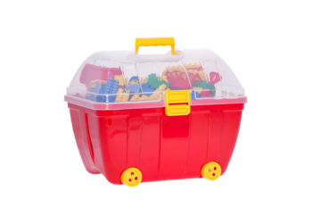 Kuferek mały z klockami K2