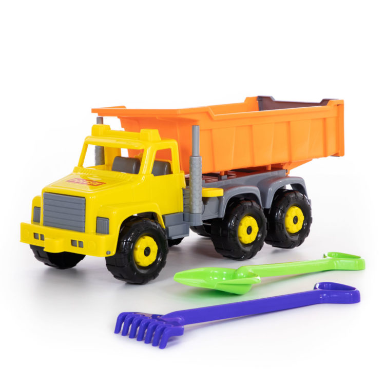 SuperGigant wywrotka + łopatka i grabki