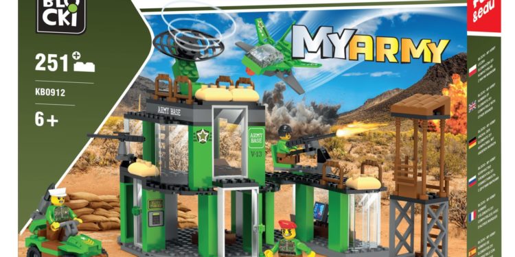 Klocki Blocki MyArmy Baza wojskowa 251 el.