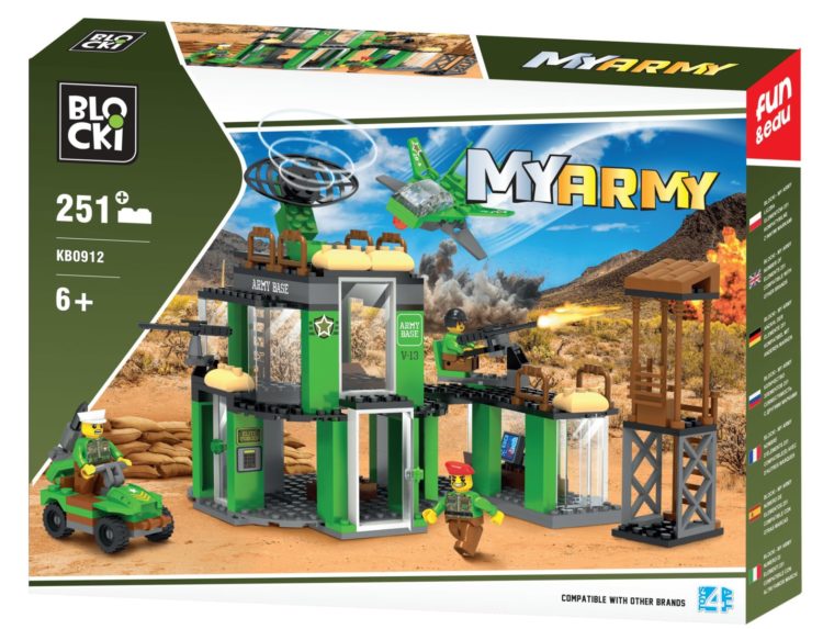 Klocki Blocki MyArmy Baza wojskowa 251 el.