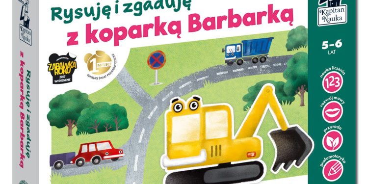 Rysuje i zgaduje z koparką Barbarką