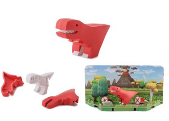 Magnetyczne Składane Dinozaury