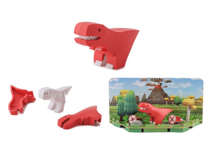 Magnetyczne Składane Dinozaury