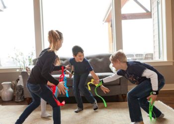 Gra Ninja Tasiemki. Ribbon Ninja.