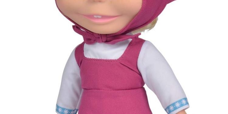 Masza Lalka chichocząca 30cm