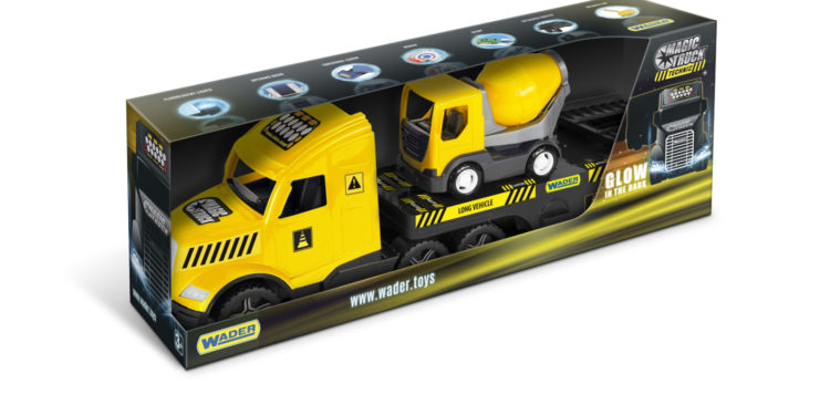 Magic Truck Technic – laweta z betoniarką (36460)