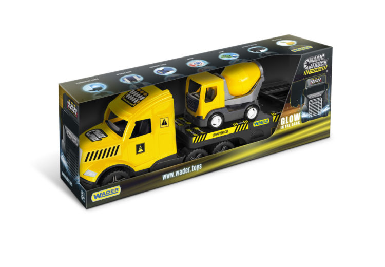 Magic Truck Technic – laweta z betoniarką (36460)