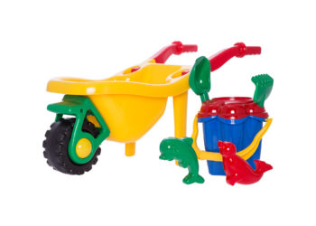 Taczka z Kompletem „Kwiatek” 6 elementów