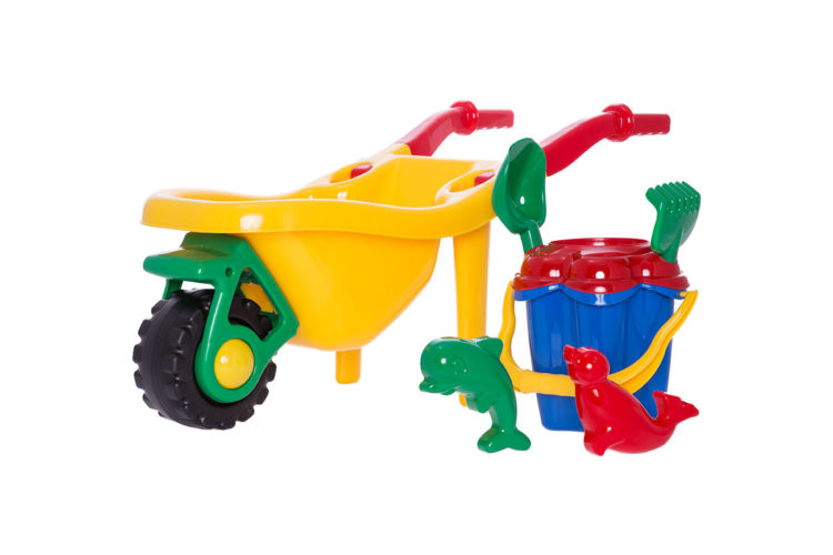 Taczka z Kompletem „Kwiatek” 6 elementów