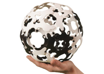 Eko Klocki Binabo wersja biało-czarna