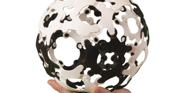 Eko Klocki Binabo wersja biało-czarna