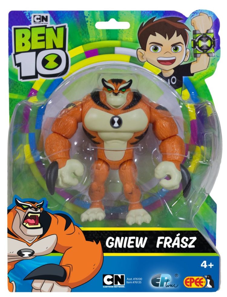 BEN 10 – FIGURKA PODSTAWOWA Z AKCESORIAMI 13 cm W8