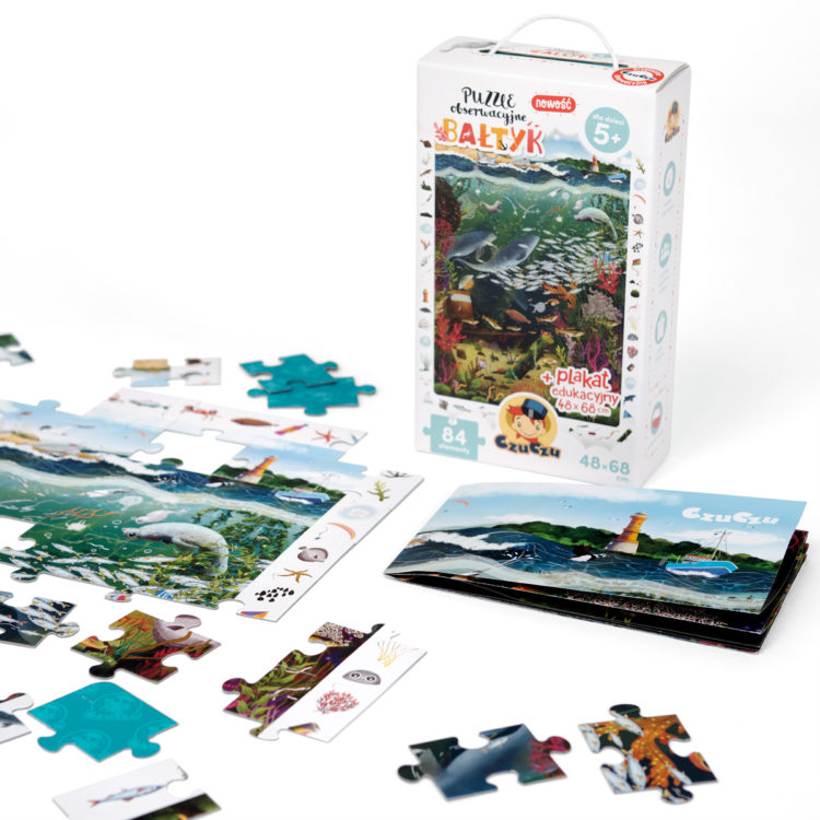 CzuCzu Puzzle obserwacyjne Bałtyk 5+