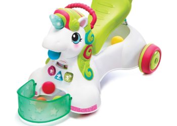 INFANTINO Jeździk pchacz 3w1 Jednorożec