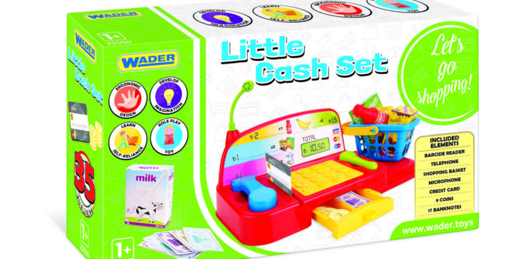 Little Cash Set – Kasa sklepowa z wyposażeniem (Art. 25500)