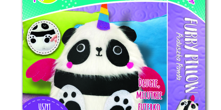 FURRY PILLOW- Poduszka pluszowa Panda