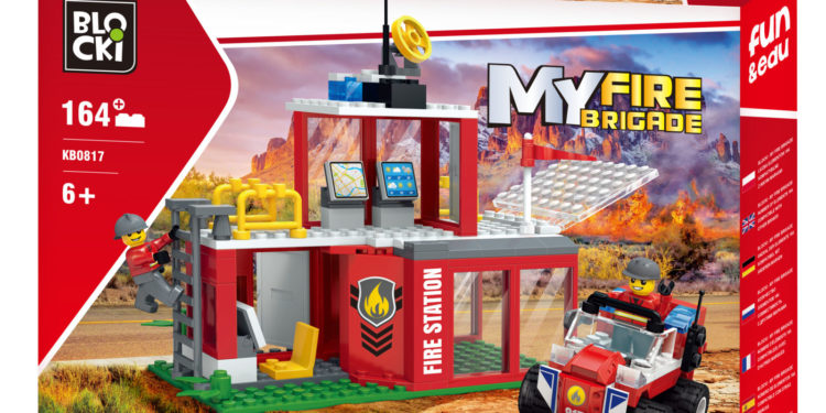 BLOCKI MyFireBrigade Remiza strażacka KB0817