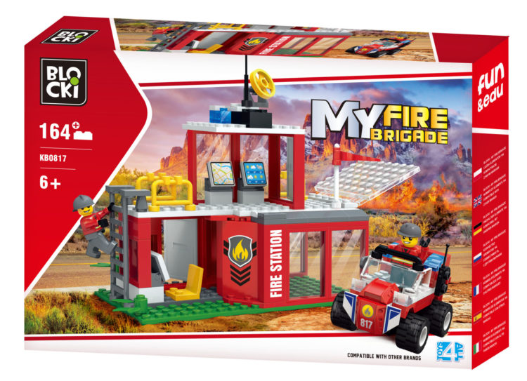 BLOCKI MyFireBrigade Remiza strażacka KB0817