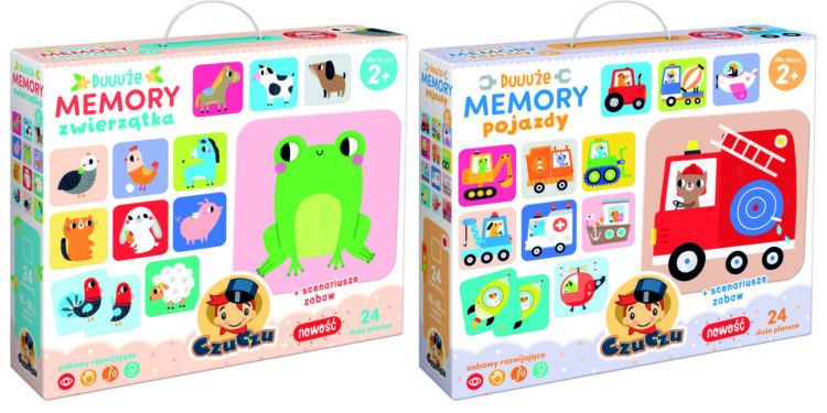 Seria: CzuCzu Duuuże Memory Pojazdy i Zwierzęta