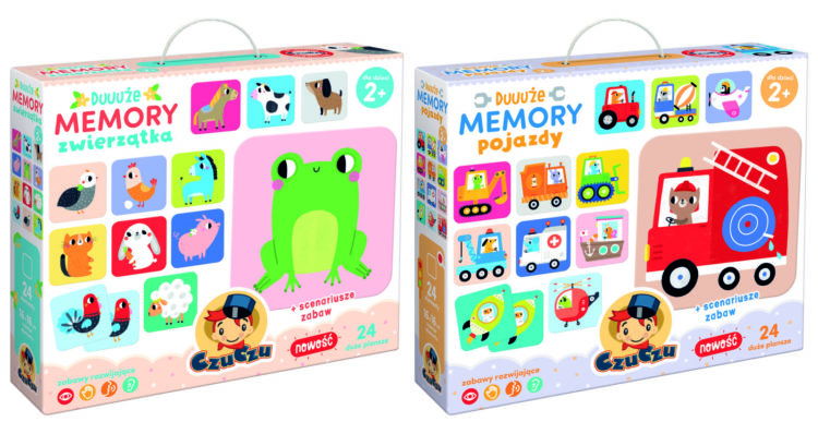 Seria: CzuCzu Duuuże Memory Pojazdy i Zwierzęta