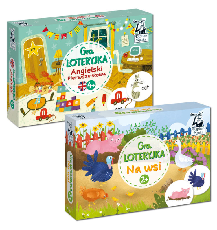 Gry loteryjki: Na wsi, Angielski Pierwsze słowa