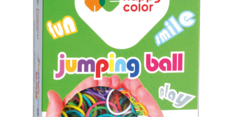Zestaw kulek Jumping ball,  Happy Color