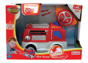 Zdalnie sterowany samochód strażacki z pilotem