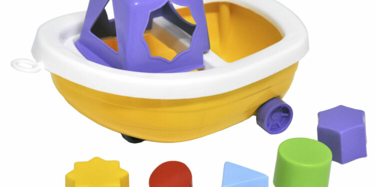 „Statek” sorter – zestaw 5 klocków