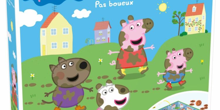 Gra planszowa Świnka Peppa Tupotki w błocie