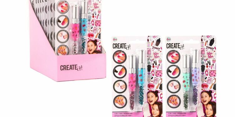 CREATE IT! 3in1 Lakier do paznokci + ozdoby