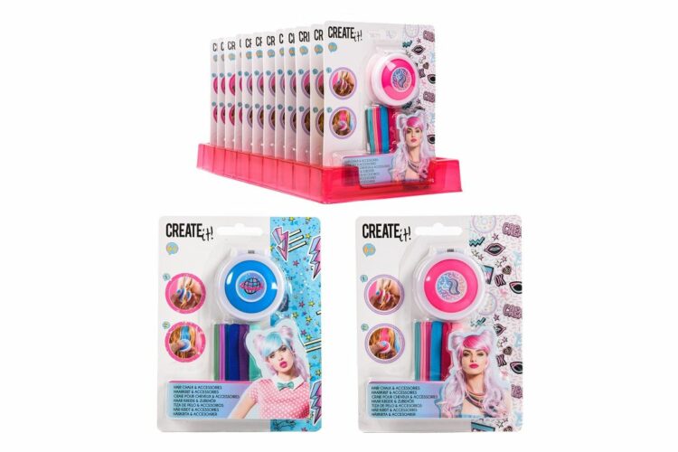 CREATE IT! Kreda do włosów NEON + akcesoria