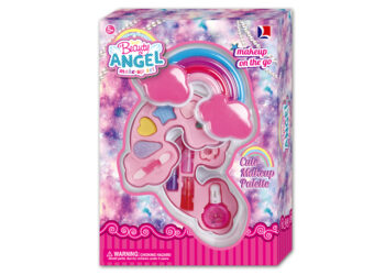 Zestawy tęczowych kosmetyków dla dzieci