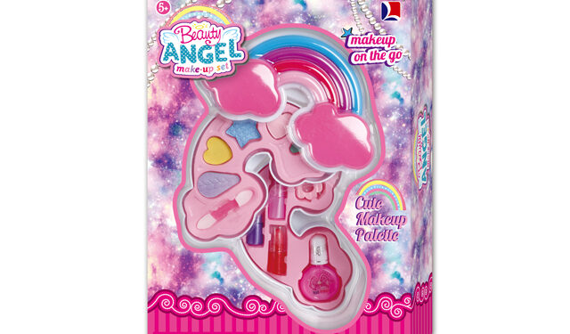 Zestawy tęczowych kosmetyków dla dzieci