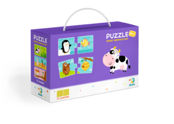 Puzzle Duo Co Jedzą Zwierzęta