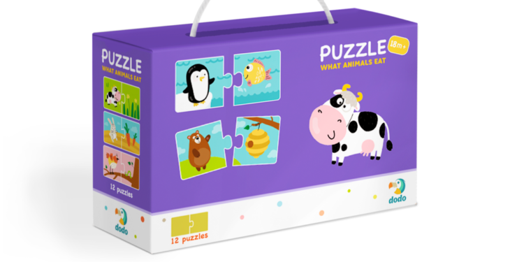 Puzzle Duo Co Jedzą Zwierzęta