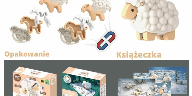 Magnetyczne Składane Zwierzęta Świata