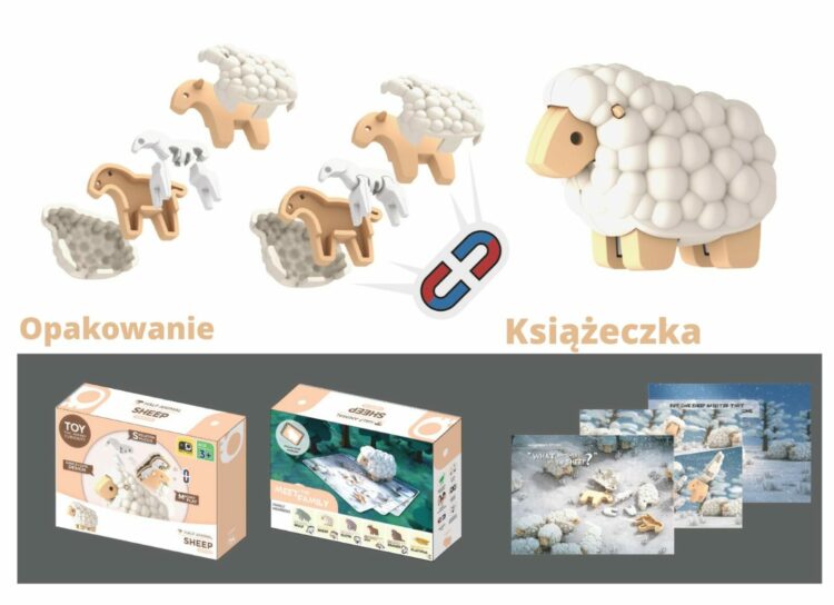 Magnetyczne Składane Zwierzęta Świata