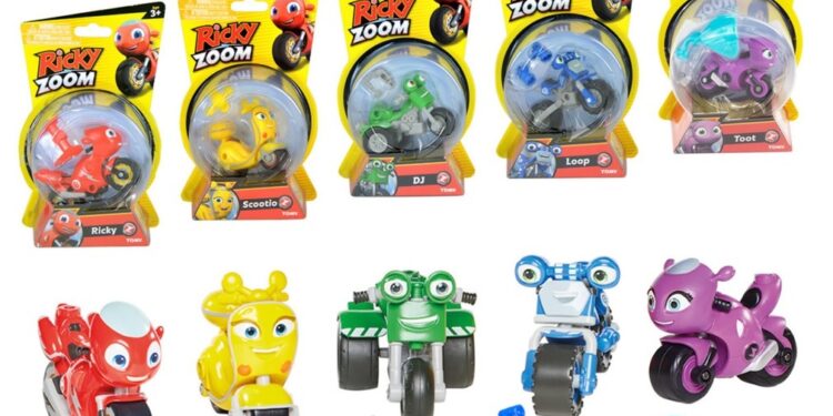 TOMY Ricky Zoom motory asortyment