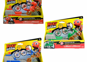 TOMY RICKY ZOOM WYRZUTNIA ASORTYMENT