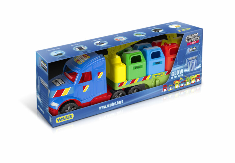 Magic Truck Basic śmieciarka recycling (36320)