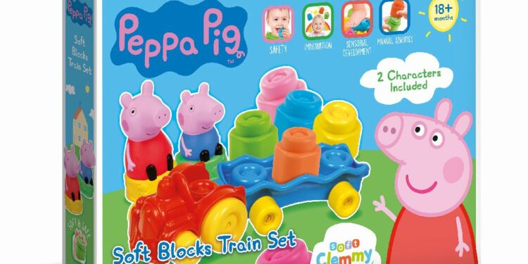 Clemmy Soft. Pociąg Peppa Pig